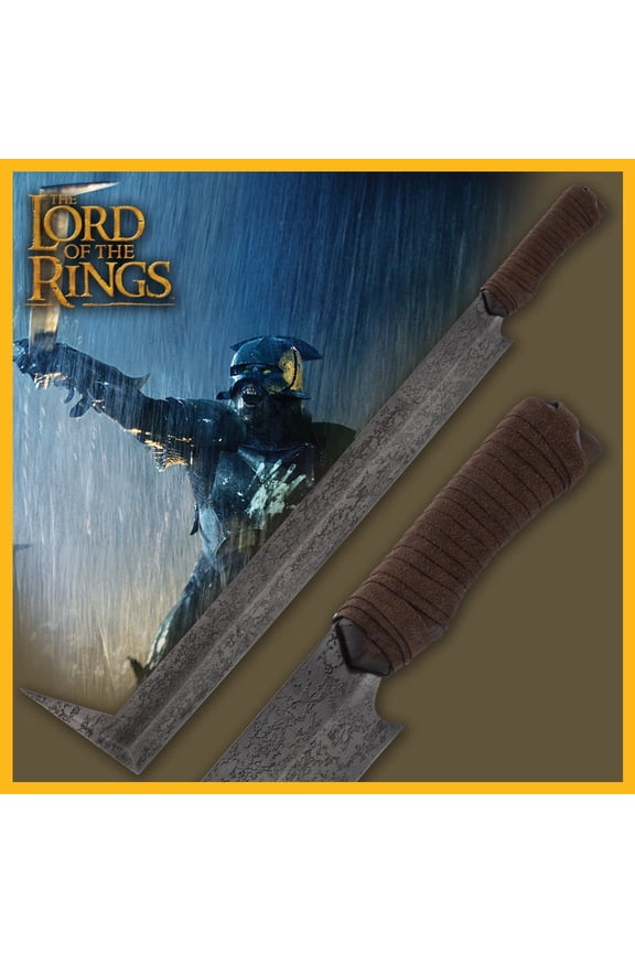 Uruk Hai Scimitar Sword - Officially Licensed Lord of the Rings Replica Sword
