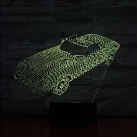 Uruzuo Race Car Lamp, Lamp for Teen Boys Room, Valentines Gifts for Kids, Car Atmosphere Lamp, Atmosphere Lamp for Car, F1 Car Night Light Toys, 3D Optical Illusion, Party Decorations Birthday Gifts