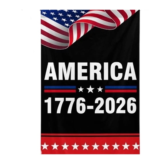 Us 250Th Anniversary Decorative Garden Flag - Single Sided For Outdoor Garden Yard Home Decor, Seasonal Celebration Decoration - Ideal For Homeowners, Outdoor Events, Patriotic