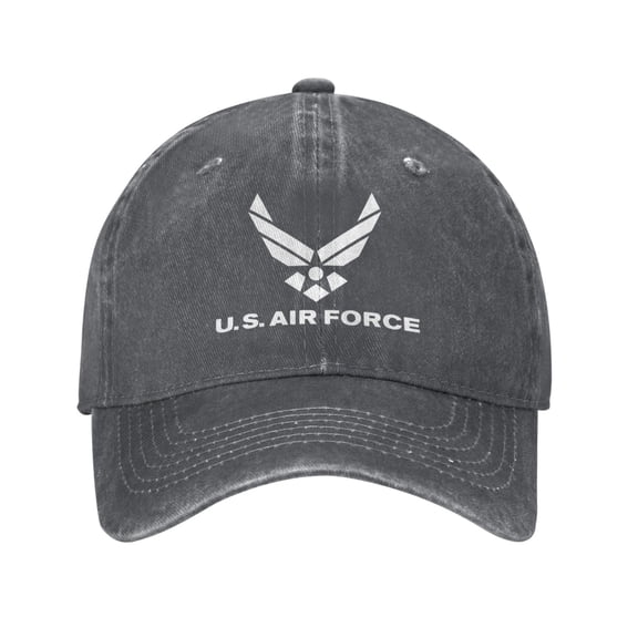 Us Air Force Logo Cowboy Hat Baseball Hat Trucker Hat For Men Women Retro Denim Hats Baseball Cap Dad Hat