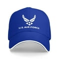 thumbnail image 1 of Us Air Force Logo Unisex Sandwich Cap Classic Baseball Capunisex Adjustable Casquette Dad Hat, 1 of 5