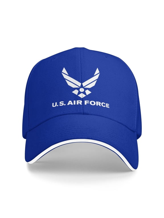 Us Air Force Logo Unisex Sandwich Cap Classic Baseball Capunisex Adjustable Casquette Dad Hat