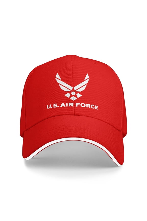 Us Air Force Logo Unisex Sandwich Cap Classic Baseball Capunisex Adjustable Casquette Dad Hat
