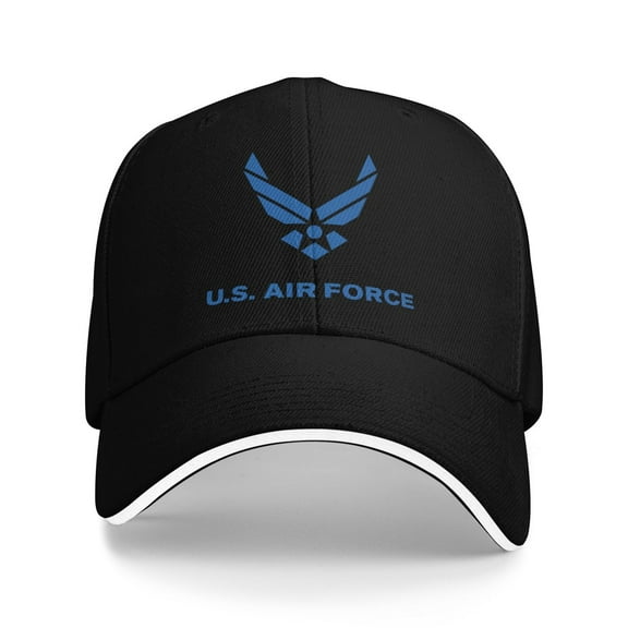Us Air Force Logos Unisex Sandwich Cap Classic Baseball Capunisex Adjustable Casquette Dad Hat