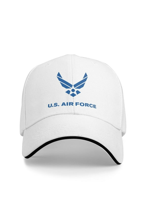 Us Air Force Logos Unisex Sandwich Cap Classic Baseball Capunisex Adjustable Casquette Dad Hat