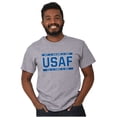 thumbnail image 1 of Us Air Force USAF Fly Fight Win Men's Graphic T Shirt Tees Brisco Brands S, 1 of 6