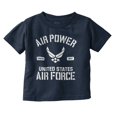 thumbnail image 1 of Us Air Force USAF Power Wings Logo Toddler Boy Girl T Shirt Infant Toddler Brisco Brands 6M, 1 of 6