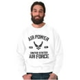 thumbnail image 1 of Us Air Force USAF Power Wings Logo Unisex Plus Size Sweatshirt Brisco Brands 4X, 1 of 5