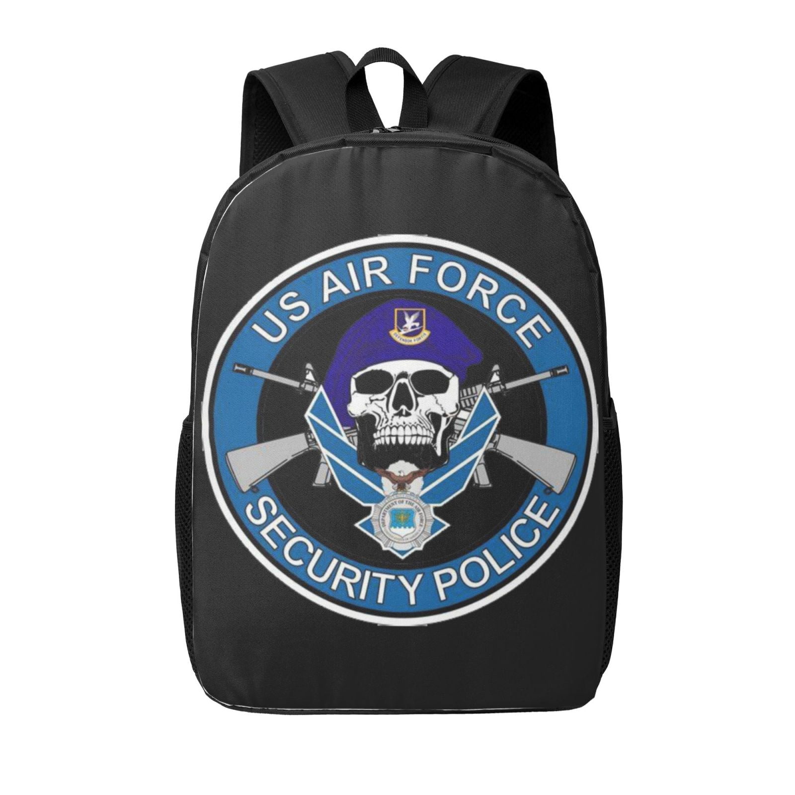 Us Air Force Usaf Security Police Kid School Backpack Bookbag Casual Daypack Travel Backpacks For Boys Girls 17 Inch