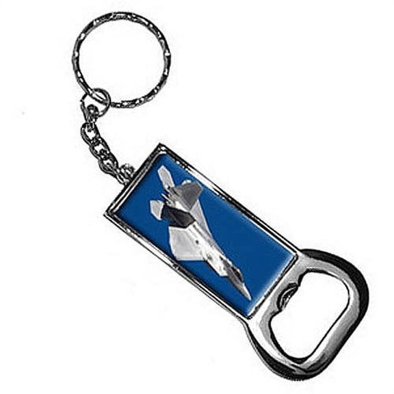 Us Airforce F-22 Raptor Jet Fighter Keychain Key Chain Ring Bottle Bottlecap Opener