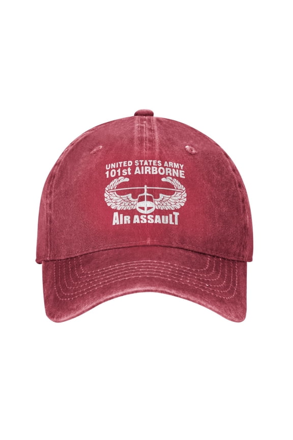 Us Army 101st Airborne Air Assault Cowboy Hat Baseball Hat Trucker Hat For Men Women Retro Denim Hats Baseball Cap Dad Hat