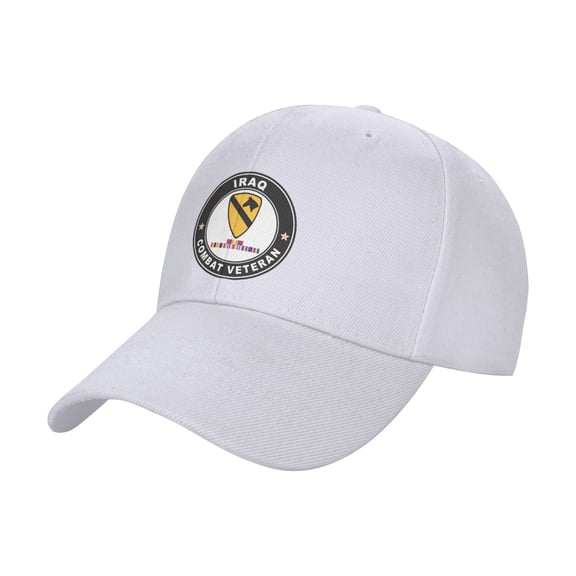 Us Army 1st Cavalry Division Iraq Combat Veteran Sandwich Cap Unisex Adjustable Adult Baseball Caps Casquette Hats Flat Cap