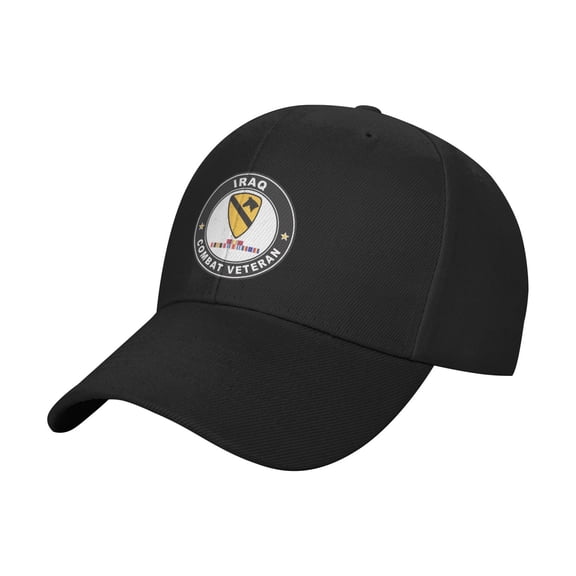 Us Army 1st Cavalry Division Iraq Combat Veteran Sandwich Cap Unisex Adjustable Adult Baseball Caps Casquette Hats Flat Cap