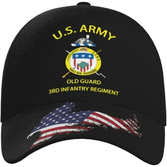 Us Army 9Th Infantry Division Veteran Baseball Cap Adjustable Unisex American Flag Hat Unisex