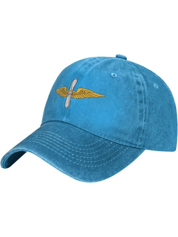Us Army Aviation Branch Insignia Pattern Printing Baseball Cap for Men Women Dad Hat Adjustable Cap Black