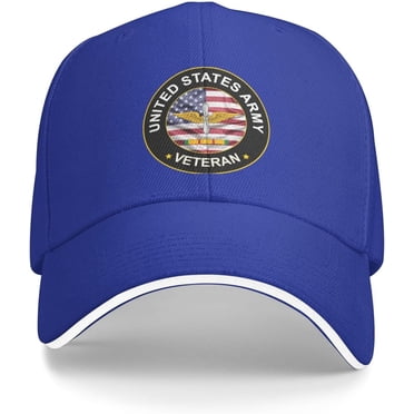 United States Army National Guard Veteran Sandwich Baseball Cap Classic Plain Dad Hat Adjustable Trucker Golf Hat For Men Women For Running Outdoor Activities