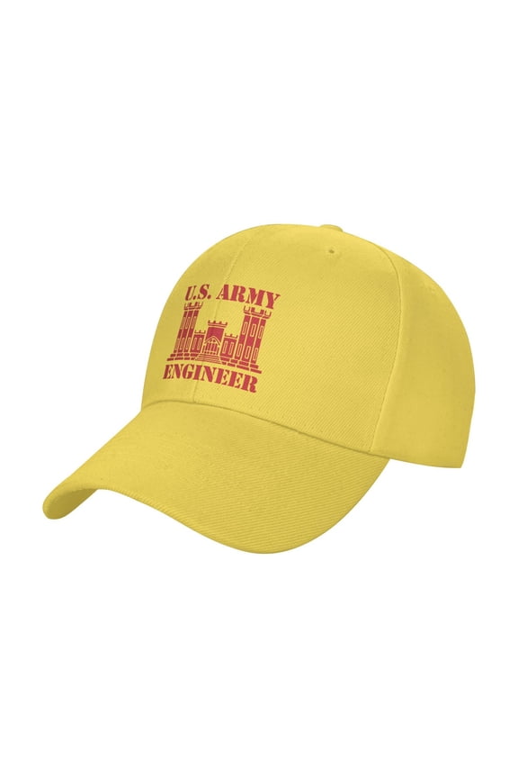 Us Army Combat Engineer Sandwich Cap Unisex Adjustable Adult Baseball Caps Casquette Hats Flat Cap