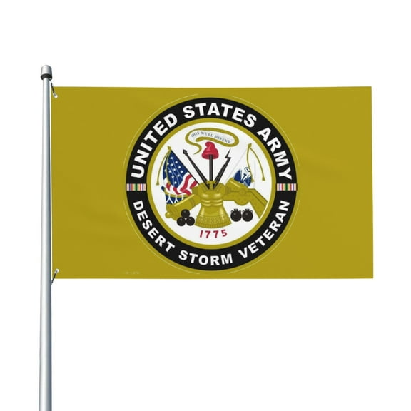 Us Army Desert Storm Veteran 3 X 5 Foot Outdoor Decorative Flag,Garden Flag,Outdoor Single Flag