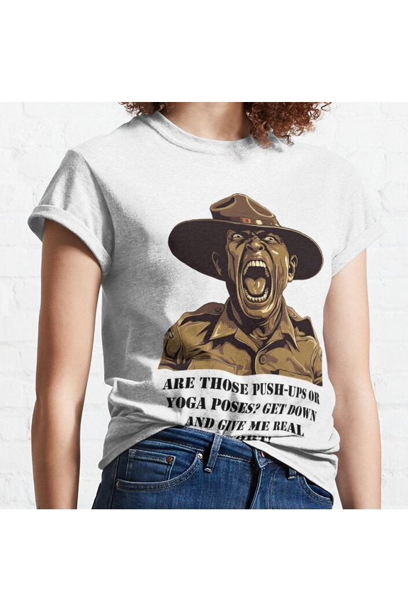Us Army Drill Sergeant: Hilarious Phrases For A Good Laugh Classic T-Shirt Vintage Birthday Gifts, Unisex T-Shirt