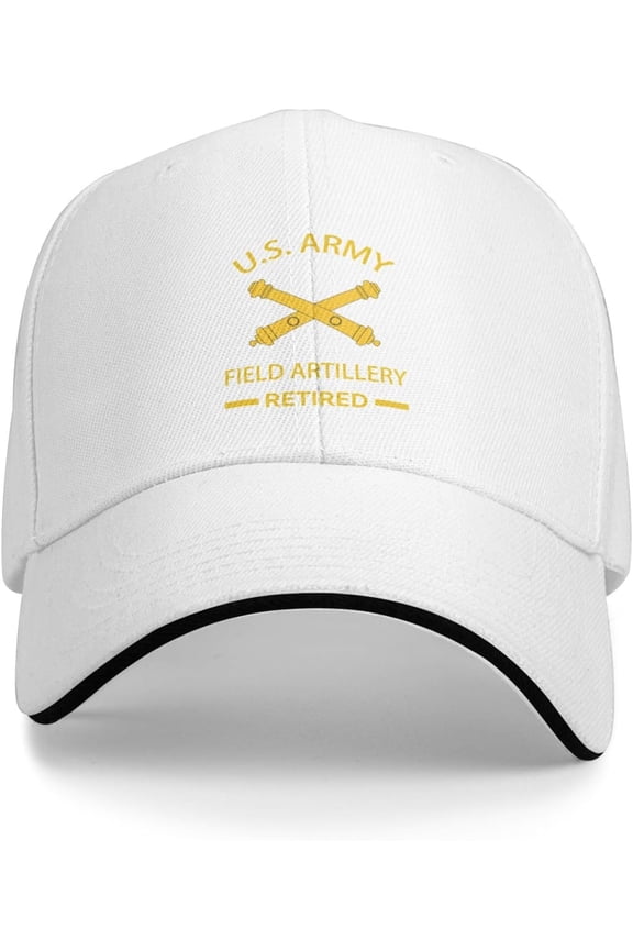 Us Army Field Artillery Retired Baseball Cap Casquette Outdoor Trucker Hats Custom