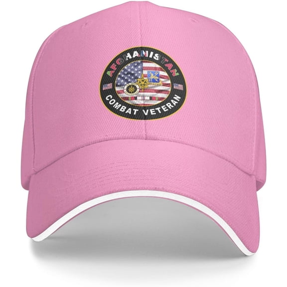 Us Army Military Intelligence Corps Afghanistan Combat Veteran Baseball Cap Outdoor Trucker Hats Adjustable Custom