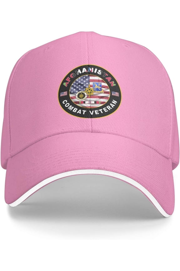 Us Army Military Intelligence Corps Afghanistan Combat Veteran Baseball Cap Outdoor Trucker Hats Adjustable Custom