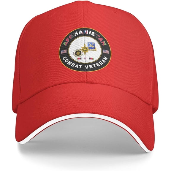 Us Army Military Intelligence Corps Afghanistan Combat Veteran Baseball Cap Outdoor Trucker Hats Adjustable Custom