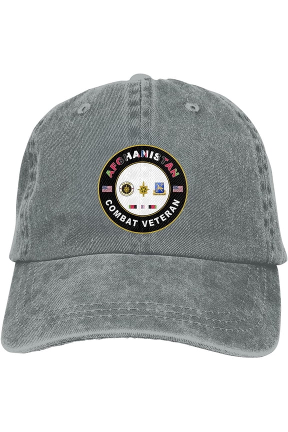 Us Army Military Intelligence Corps Afghanistan Combat Veteran Dad Hat Baseball Unisex Baseball Adjustable Washed Cap