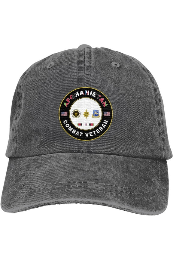 Us Army Military Intelligence Corps Afghanistan Combat Veteran Dad Hat Baseball Unisex Baseball Adjustable Washed Cap