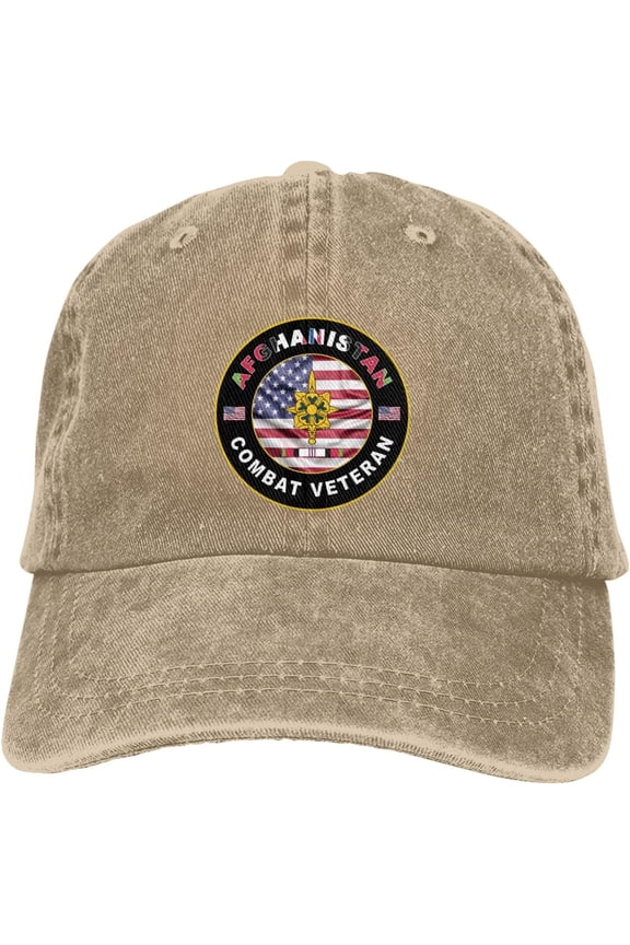Us Army Military Intelligence Corps Afghanistan Combat Veteran Dad Hat Baseball Unisex Baseball Adjustable Washed Cap
