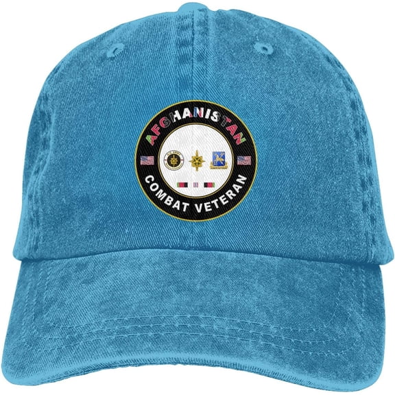 Us Army Military Intelligence Corps Afghanistan Combat Veteran Dad Hat Baseball Unisex Baseball Adjustable Washed Cap
