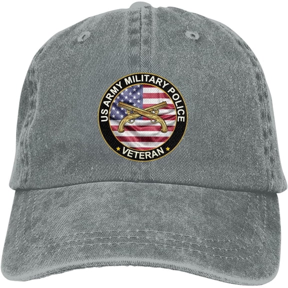 Us Army Military Police Veteran Dad Hat Baseball Unisex Baseball Adjustable Washed Cap