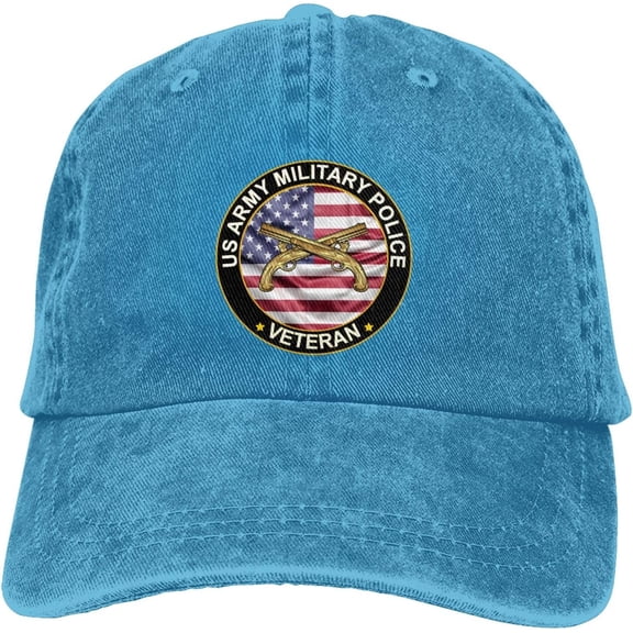 Us Army Military Police Veteran Dad Hat Baseball Unisex Baseball Adjustable Washed Cap