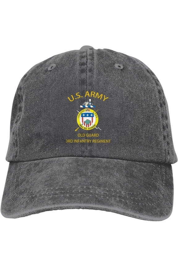 Us Army Old Guard 3rd United States Infantry Regiment Dad Hat Baseball Unisex Baseball Adjustable Washed Cap