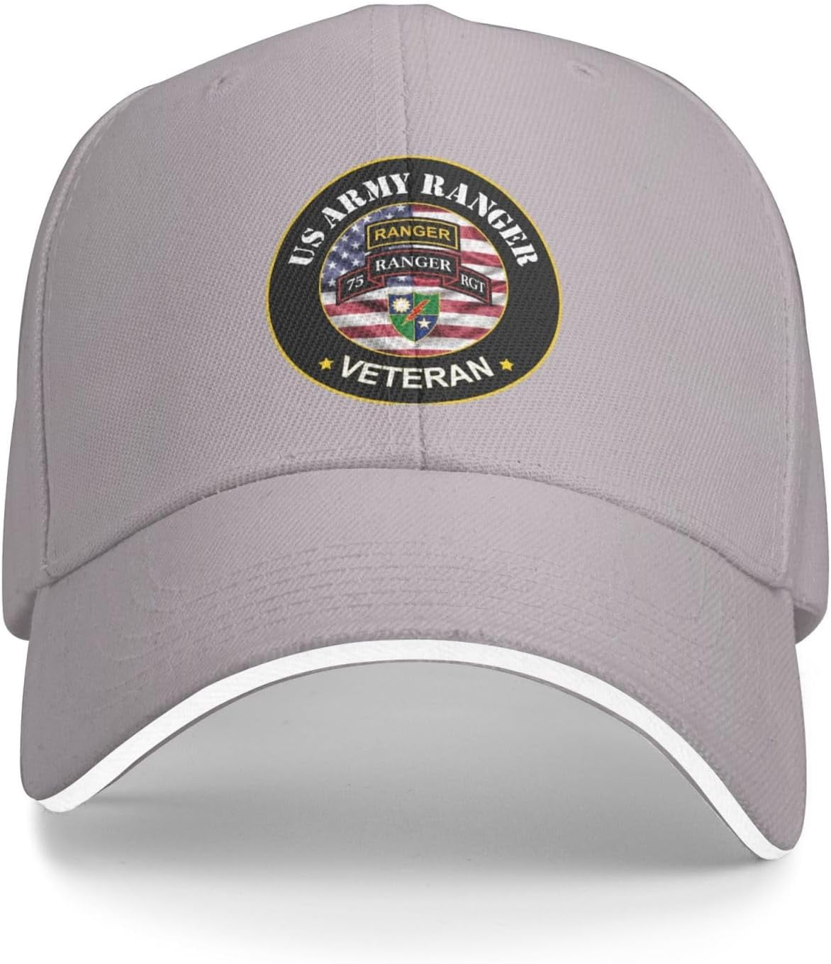 Us Army Rangers Veteran Baseball Cap Outdoor Trucker Hats Adjustable ...
