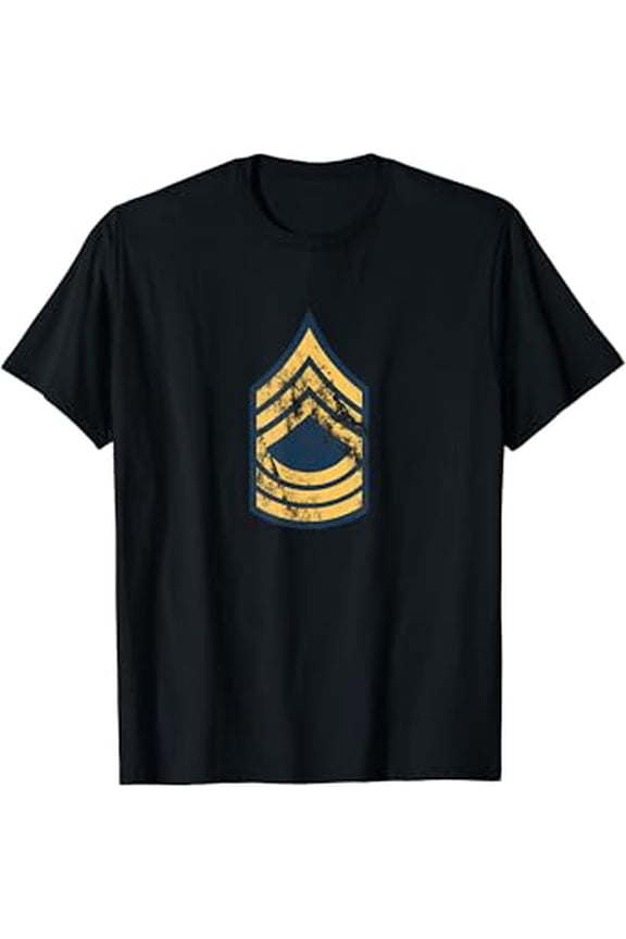 Us Army Rankmaster Sergeant (E-8)Msg Vintage Look T-Shirt