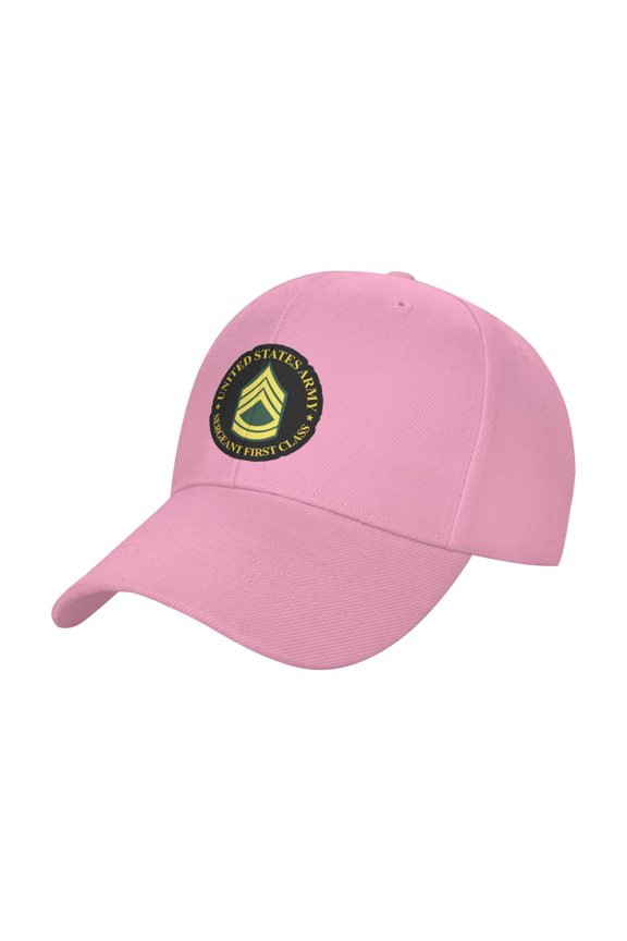 Us Army - Sergeant First Class Sandwich Cap Unisex Adjustable Adult Baseball Caps Casquette Hats Flat Cap