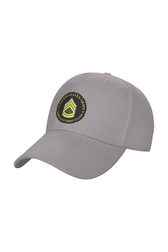 Us Army - Sergeant First Class Sandwich Cap Unisex Adjustable Adult Baseball Caps Casquette Hats Flat Cap