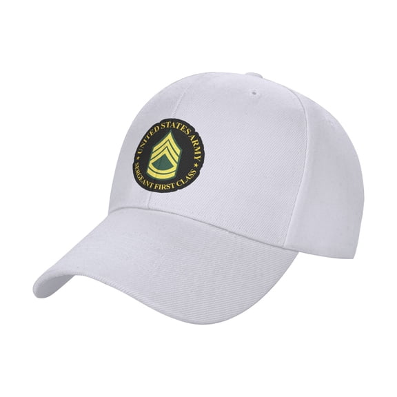 Us Army - Sergeant First Class Sandwich Cap Unisex Adjustable Adult Baseball Caps Casquette Hats Flat Cap