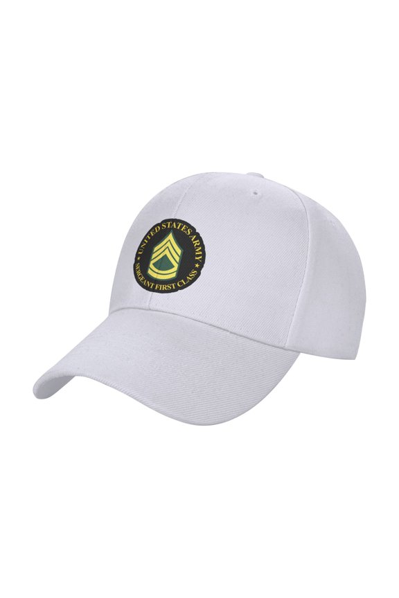 Us Army - Sergeant First Class Sandwich Cap Unisex Adjustable Adult Baseball Caps Casquette Hats Flat Cap