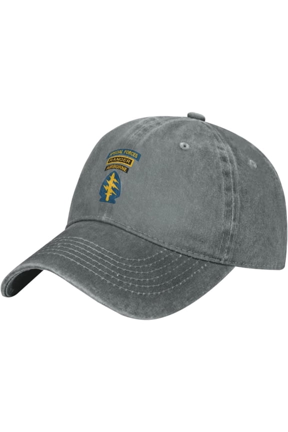 Us Army Special Forces Ranger Airborne Unisex Baseball Cap Adjustable Dad Hat Denim Hat Trucker Hat
