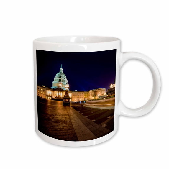 3drose, Us Capitol North Side, Washington Dc., 11oz Mug