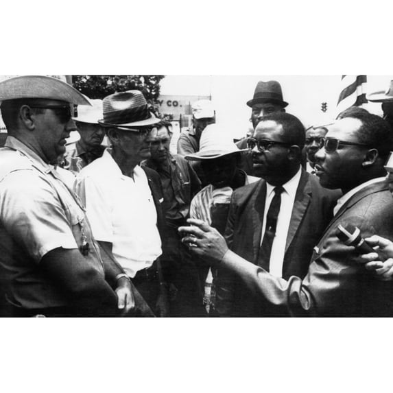 Us Civil Rights. Far Left Neshoba County Deputy Sheriff Cecil Price. Second From Right Reverend Ralph Abernathy. Far