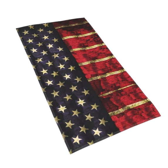 Us Flag Hand Towel For Bathroom Kitchen Absorbent Soft Home Face Bath Towels 27.5 X 15.7 Inches