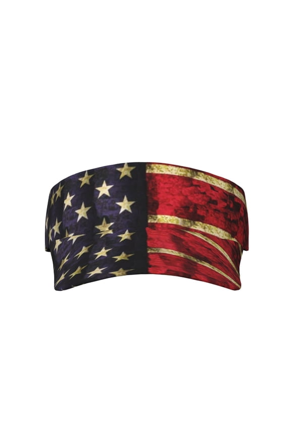 Us Flag Sports Sun Visor Hats Adjustable Sun Visor Caps For Women And Men
