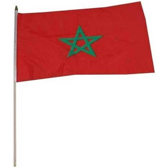 Us Flag Store Morocco Flag, 12 by 18-Inch