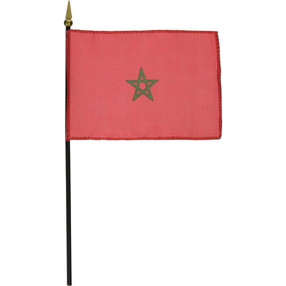 Us Flag Store Morocco Flag, 4 by 6-Inch