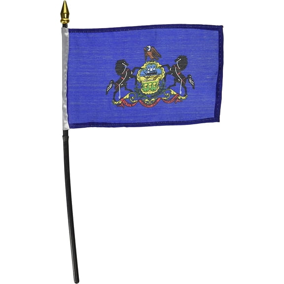 Us Flag Store Pennsylvania Flag, 4 by 6-Inch