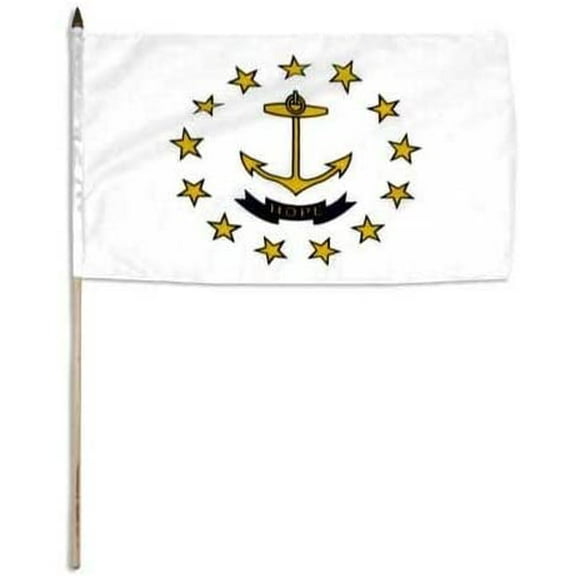 Us Flag Store Rhode Island Flag, 12 by 18-Inch