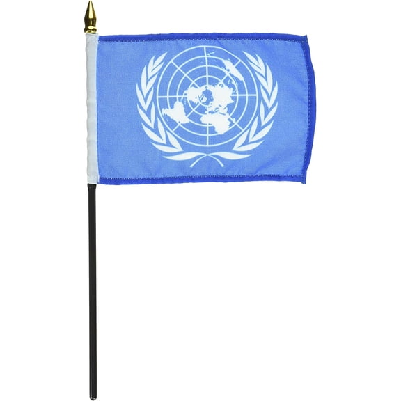 Us Flag Store United Nations Flag, 4 by 6-Inch